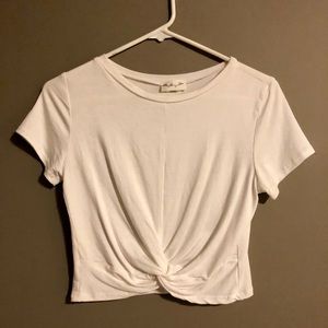 White Crop Top